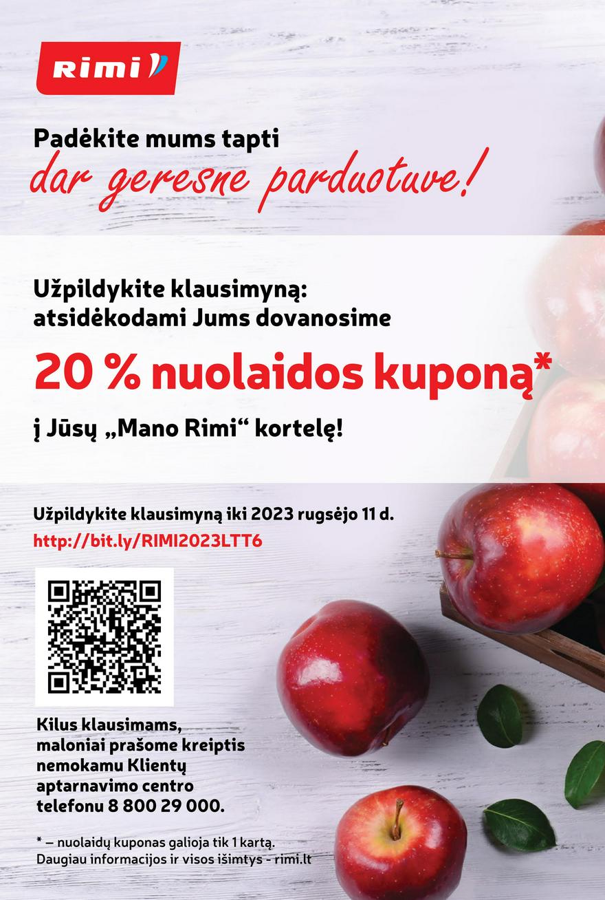 Rimi savaitinis leidinys akcijos nuo 
  2023-08-22 iki 
  2023-08-28 | Leidinukas.lt puslapis 21