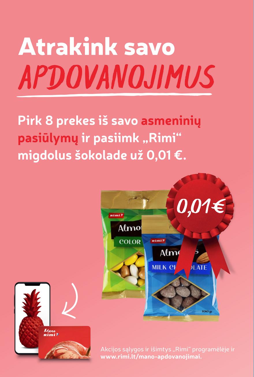 Rimi savaitinis leidinys akcijos nuo 
  2024-04-02 iki 
  2024-04-08 | Leidinukas.lt puslapis 30