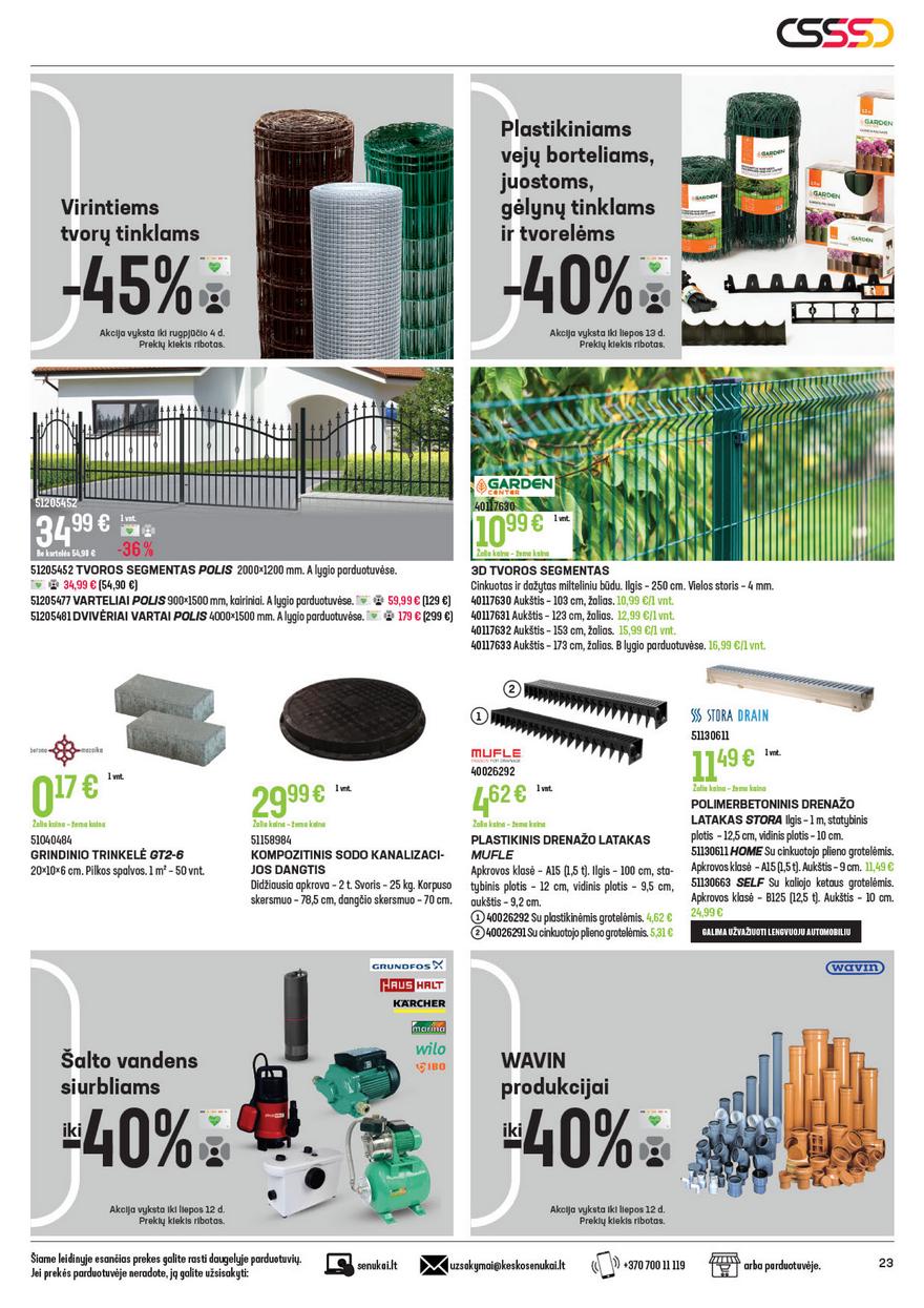 Senukai leidinys akcijos nuo 
  2021-06-23 iki 
  2021-07-17 | Leidinukas.lt puslapis 23