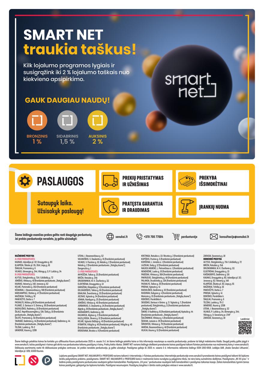 Senukai leidinys akcijos nuo 
  2025-01-03 iki 
  2025-02-03 | Leidinukas.lt puslapis 32