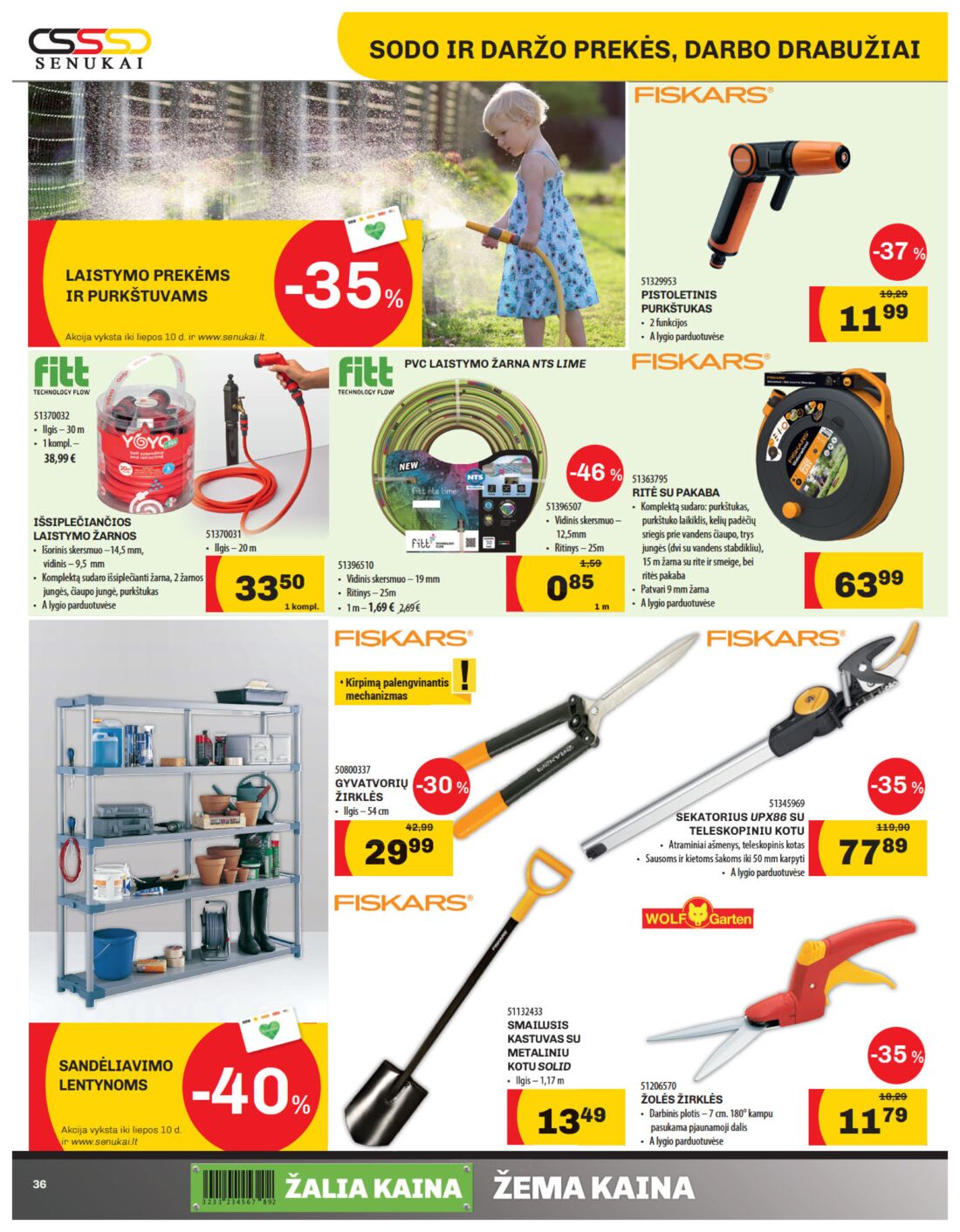 Senukai reklaminis leidinys akcijos nuo 
  2019-06-20 iki 
  2019-07-08 | Leidinukas.lt puslapis 36