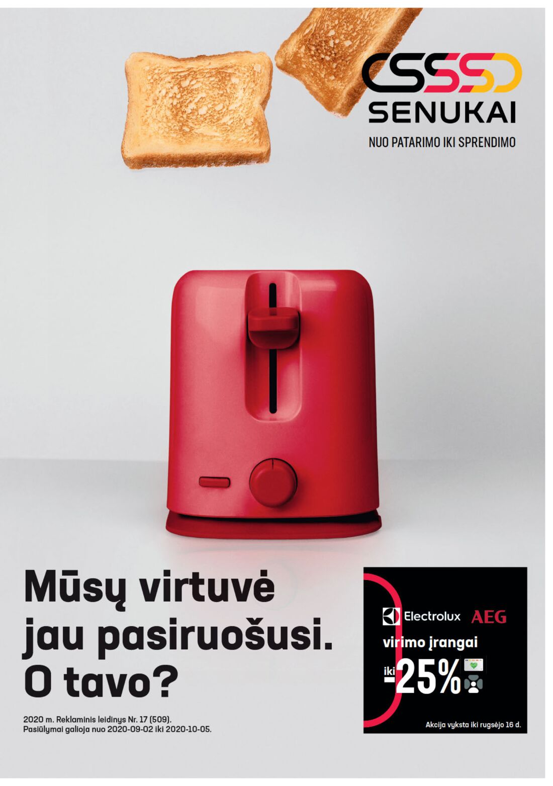 Senukai reklaminis leidinys akcijos nuo 
  2020-09-02 iki 
  2020-10-05 | Leidinukas.lt puslapis 1